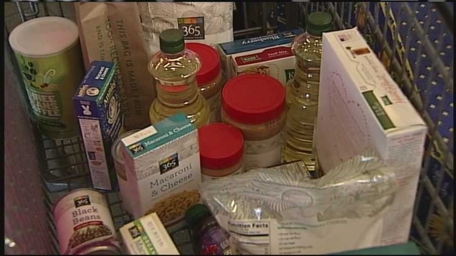 Wayside is holding a food drive at Portland's Whole Foods Market through Saturday night.