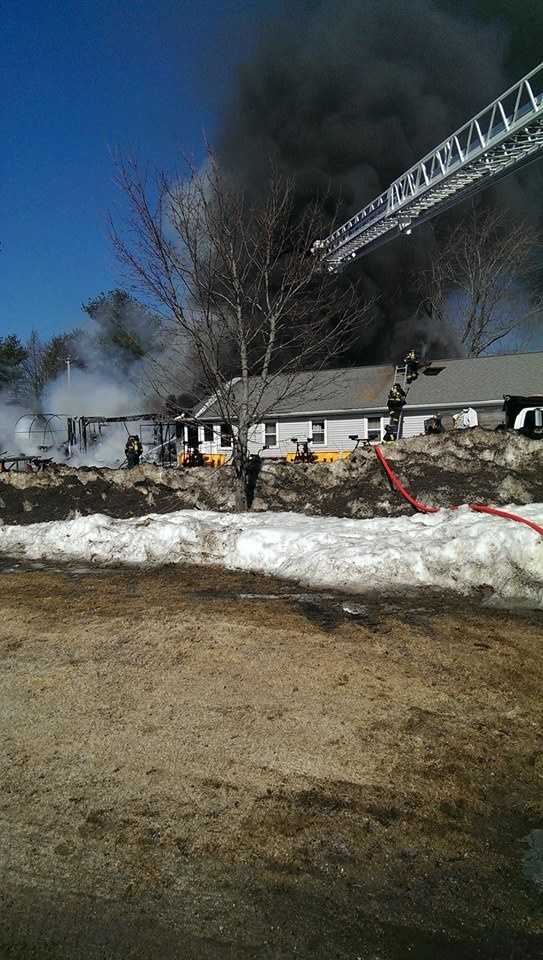 Photos: Fire heavily damages Scarborough home