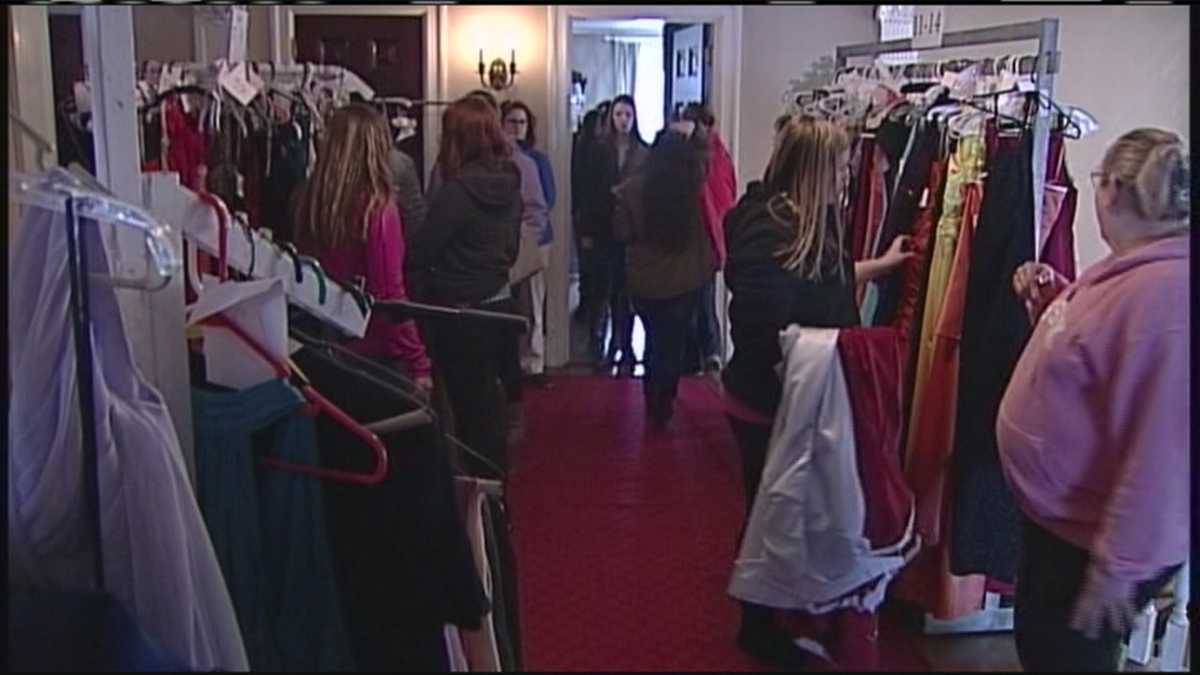 Edward Little hosts prom dress giveaway