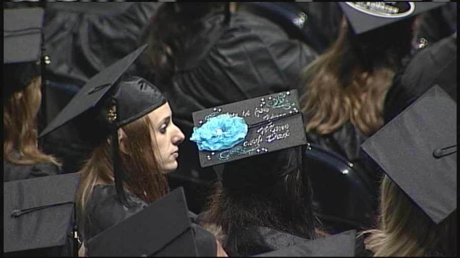 More than 1,000 students received degrees at Sunday's commencement ceremony at Southern Maine Community College.
