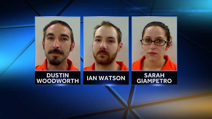 Three arrested after burglary of state trooper's home