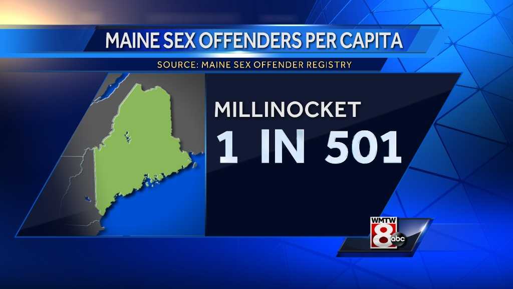 Maine Towns With Most Registered Sex Offenders Per Capita 7984