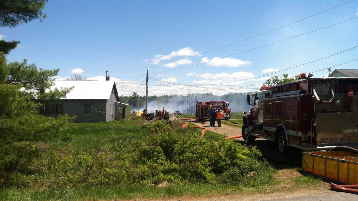 Twoalarm fire levels Pittston chicken barn