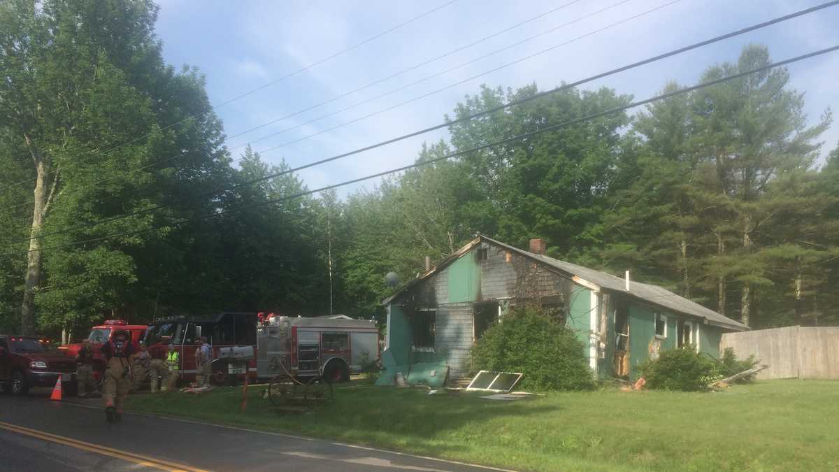 Photos Fire destroys Bowdoinham home