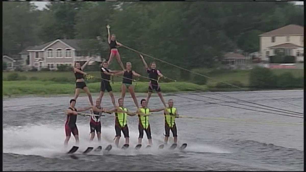 Water ski show team trains for annual competition