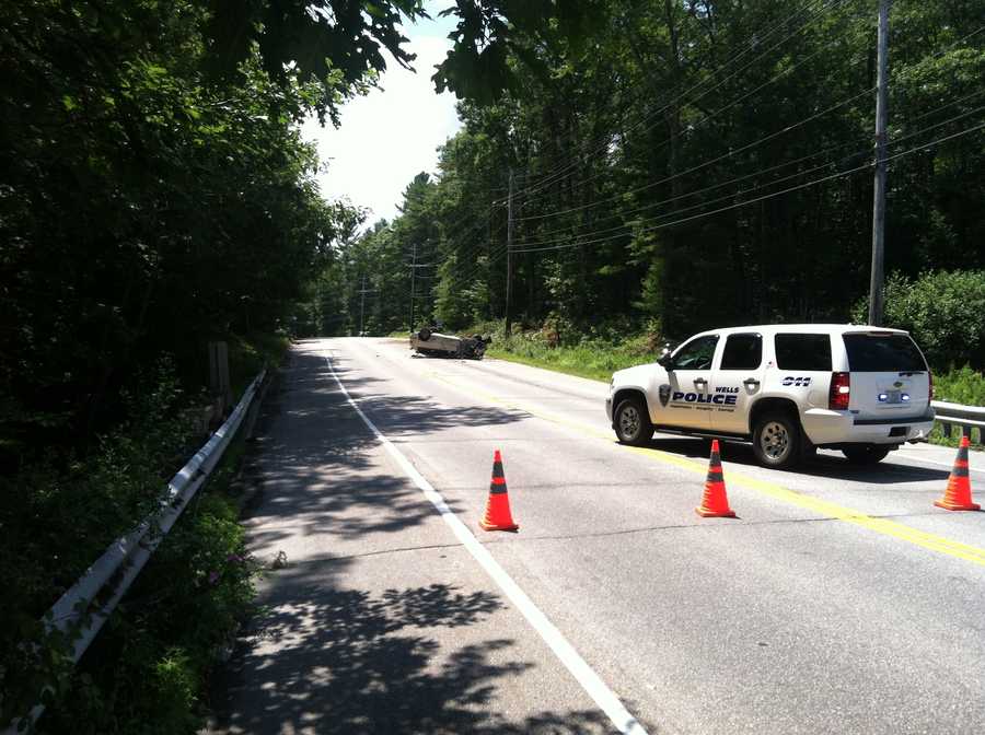 Photos Crash closes Route 1 in Wells