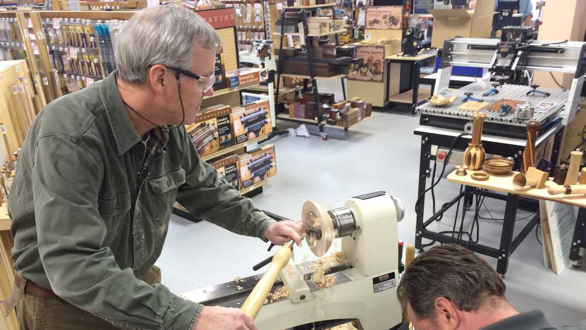 Photos Wood turners create handcarved bowls