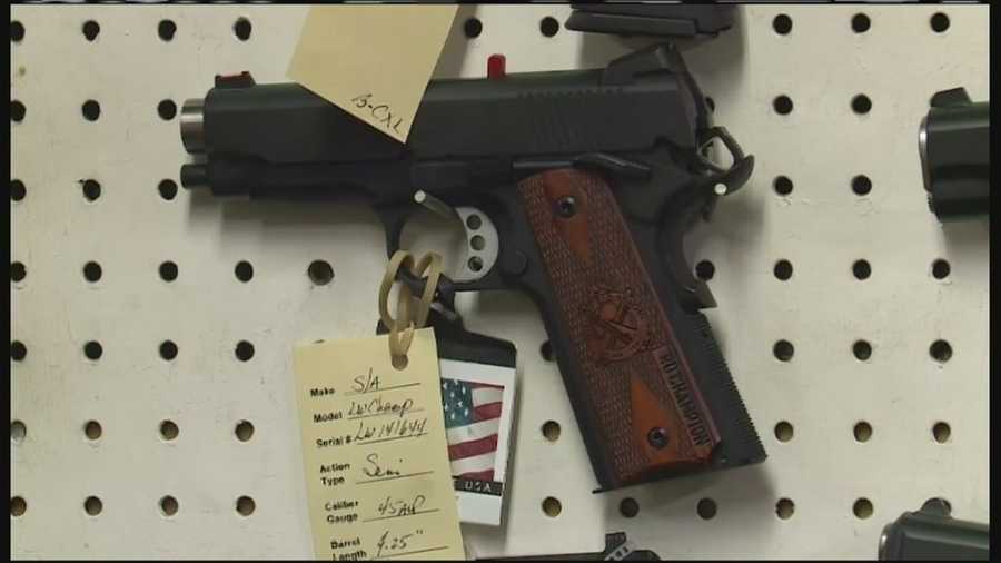 More people went through the FBI's firearm background check system on Black Friday than any other day since statistics began to be tracked in 1998, the agency reported, and Maine gun store owners believe recent mass shootings are sparking sales.
