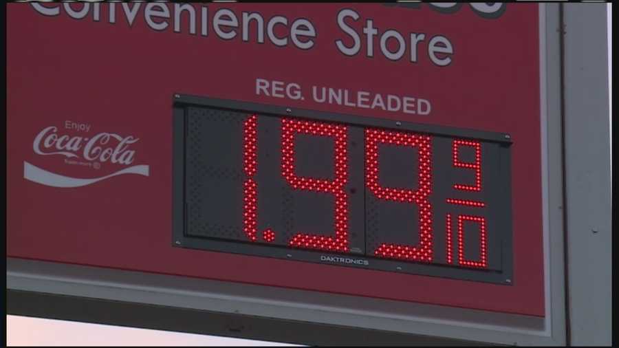 The average price of a gallon of regular gas is $2.15, according to AAA. A Hollis gas station has fallen below the $2-mark.