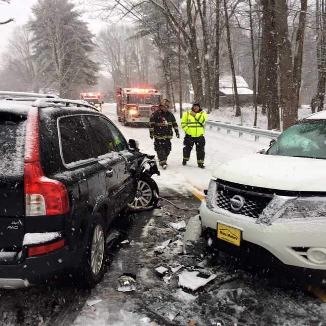 One person hurt in headon crash in South Berwick