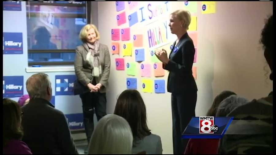 Rep. Chellie Pingree, D-Maine, and the president of the Planned Parenthood Action Fund, Cecile Richards, launched “Women for Hillary” Sunday night.