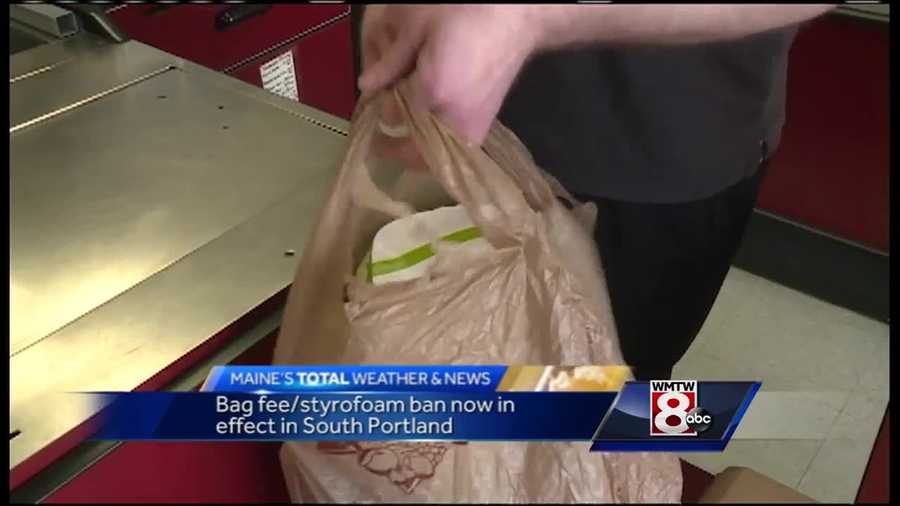 Plastic bag fee goes into effect in South Portland