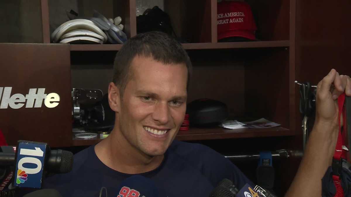 Tom Brady Has Donald Trump Hat in Locker