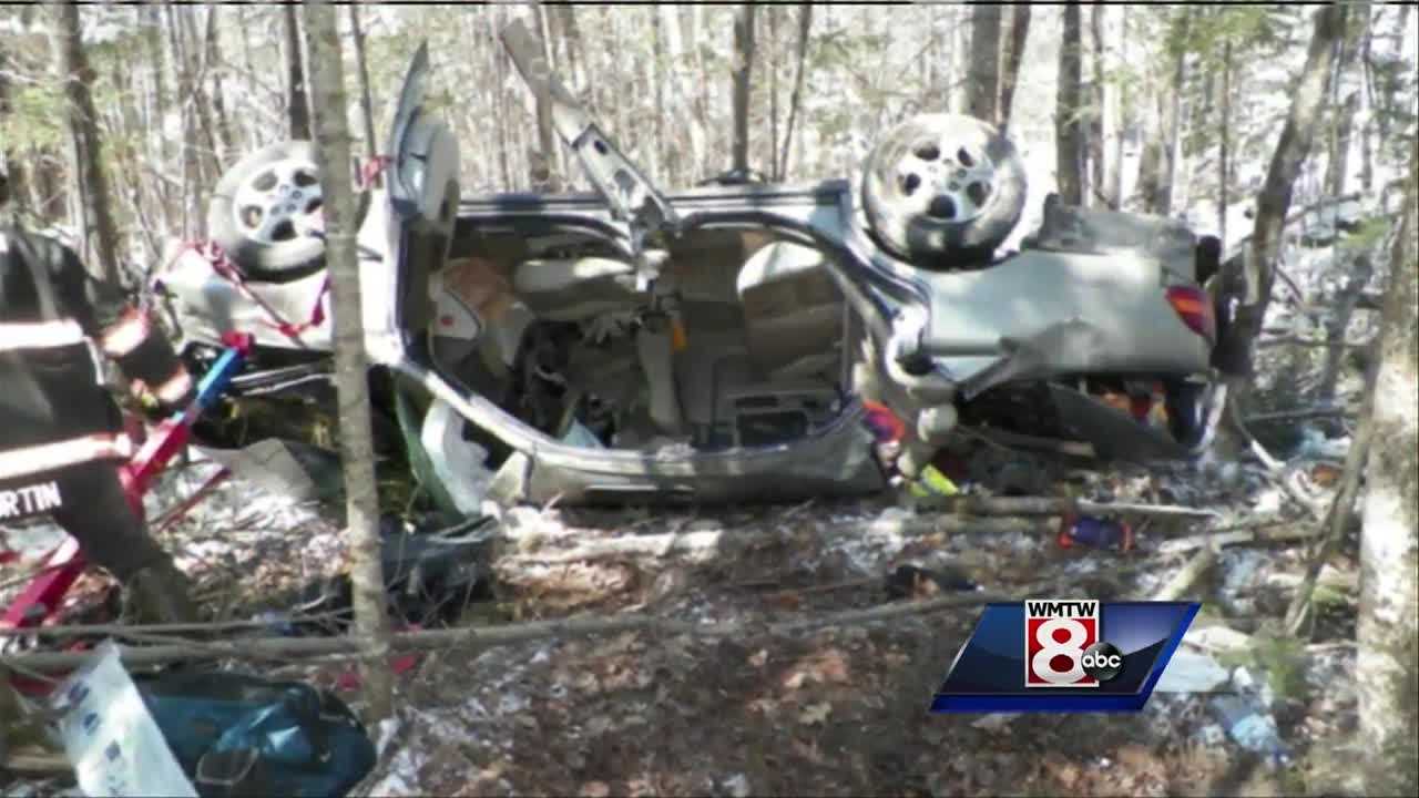 Three Seriously Hurt When Car Slams Into Tree, Rolls Over