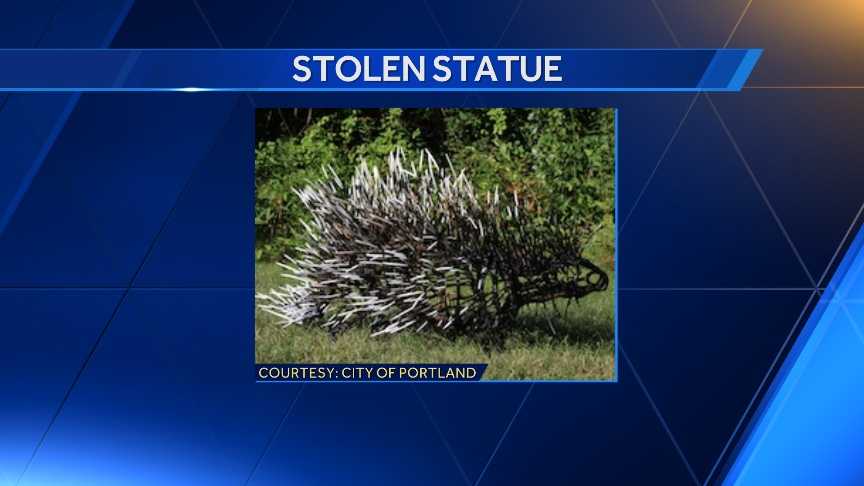 porcupine garden statue