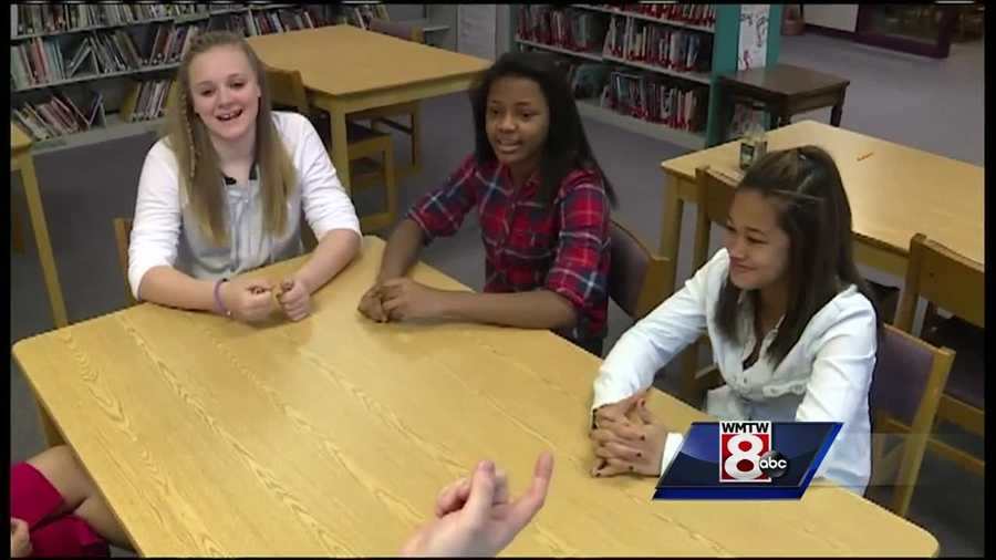 Three Maine middle schools students have taken a school assignment about the state's heroin epidemic to the next level.