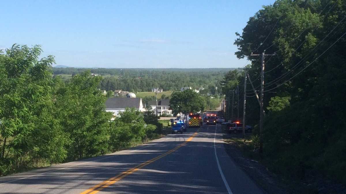 Photos Gorham crash closes Route 114