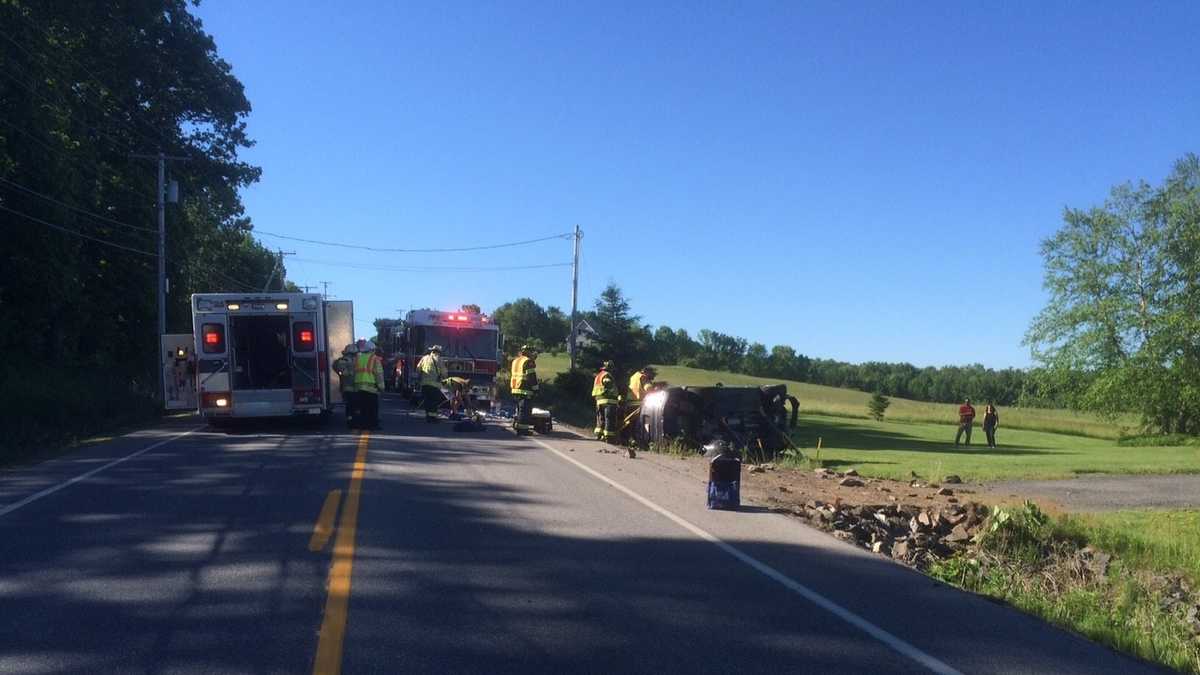 Photos Gorham crash closes Route 114