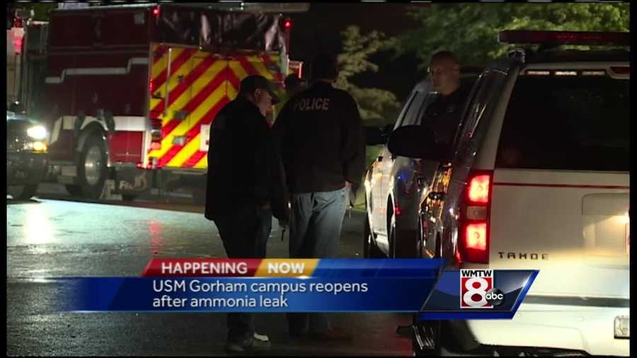 Ammonia leak evacuates USM Gorham campus