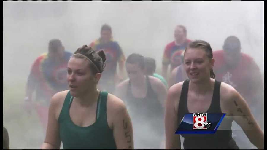 Thousands of runners headed to the Sunday River Resort on Saturday for the Tough Mountain Challenge.