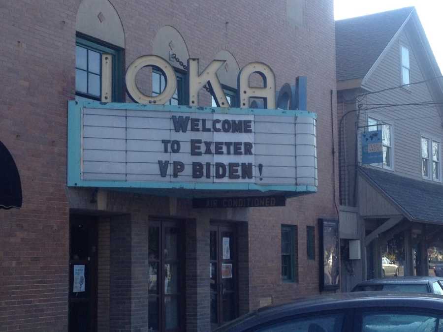 Images VP Joe Biden Visits Exeter