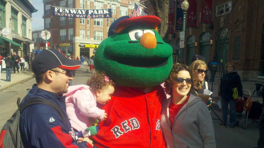 Wally the Green Monster Boston Red Sox Gate Series Mascot