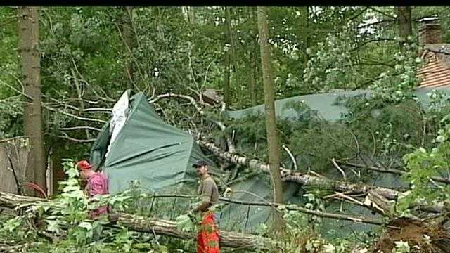 Severe storms cause big mess across New Hampshire