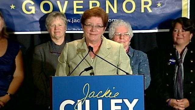 Democratic candidate for governor concedes on primary night.