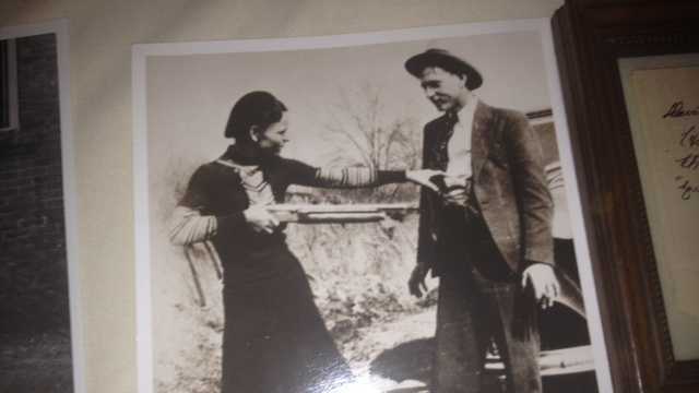 R&R Auctions is auctioning off items once owned by notorious criminals Bonnie Parker and Clyde Barrow. This is the iconic photo that shaped the public perception of the outlaw couple.