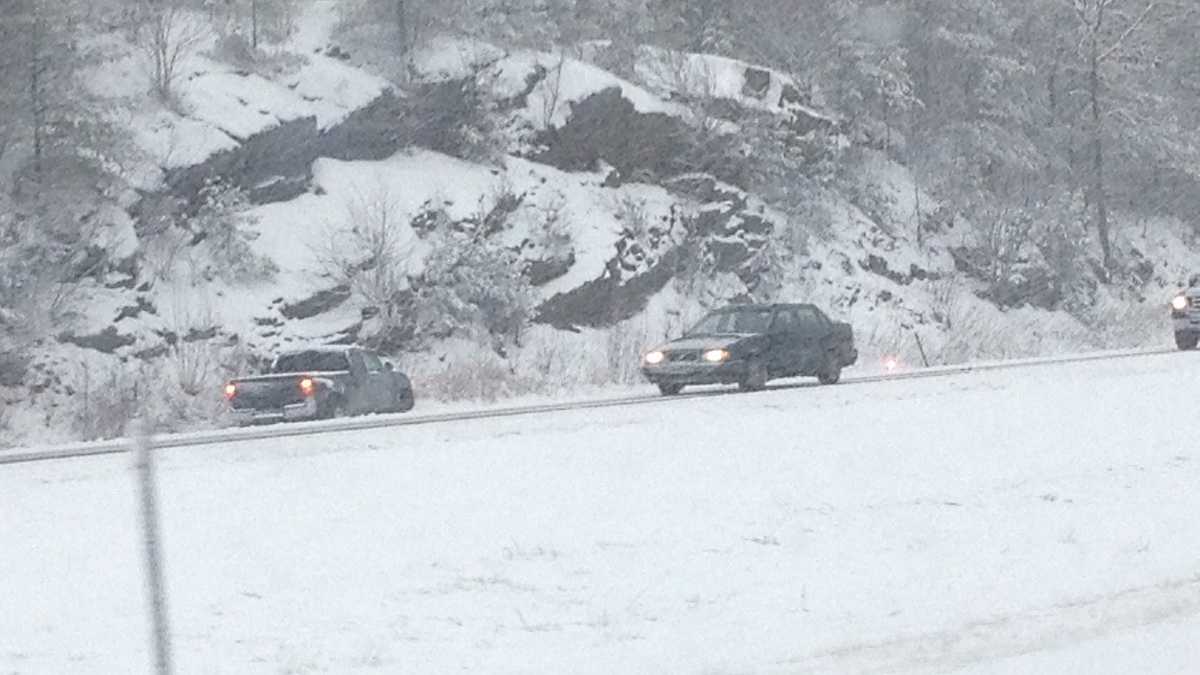 Images First significant snowfall of 2013 hits New Hampshire
