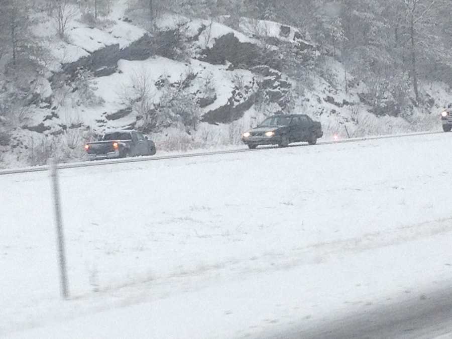 Images First significant snowfall of 2013 hits New Hampshire