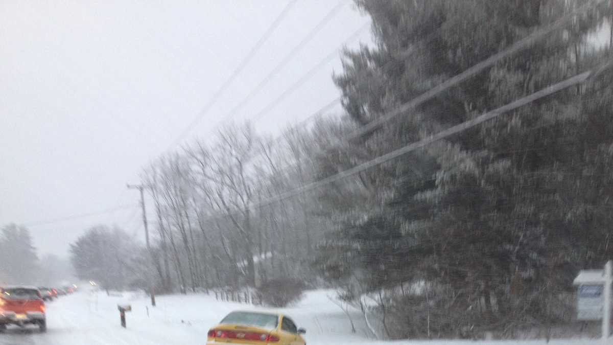 Images First significant snowfall of 2013 hits New Hampshire
