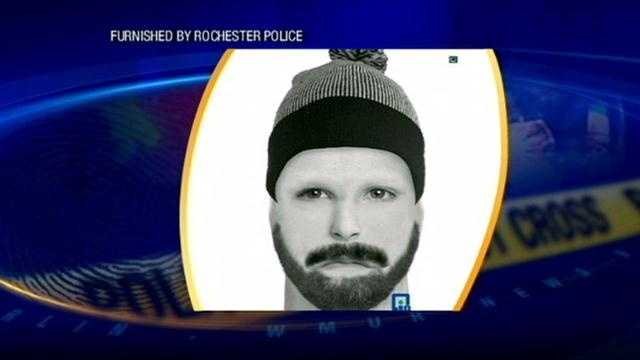 Police in Rochester are searching for a man who they say attacked and robbed a 59-year-old man near a shopping plaza.