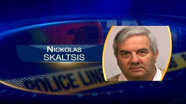 Nickolas Skaltsis was arraigned at Rochester Circuit Court on 19 counts of theft.