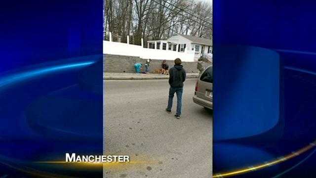 2 bitten after trying to stop dog fight in Manchester