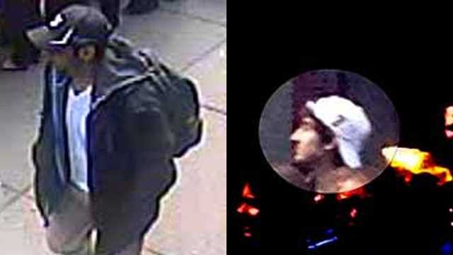 Investigators have released images they say show two people of interest in the bombings at the Boston Marathon.Both men are considered armed and extremely dangerous. If you spot them, you are urged to call police immediately.