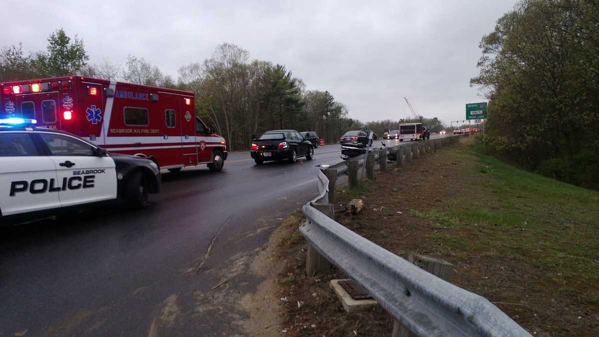 Motorcyclist seriously injured in Seabrook crash