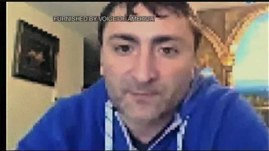 A Manchester man says he is being questioned by the FBI in connection with the Boston Marathon bombing.