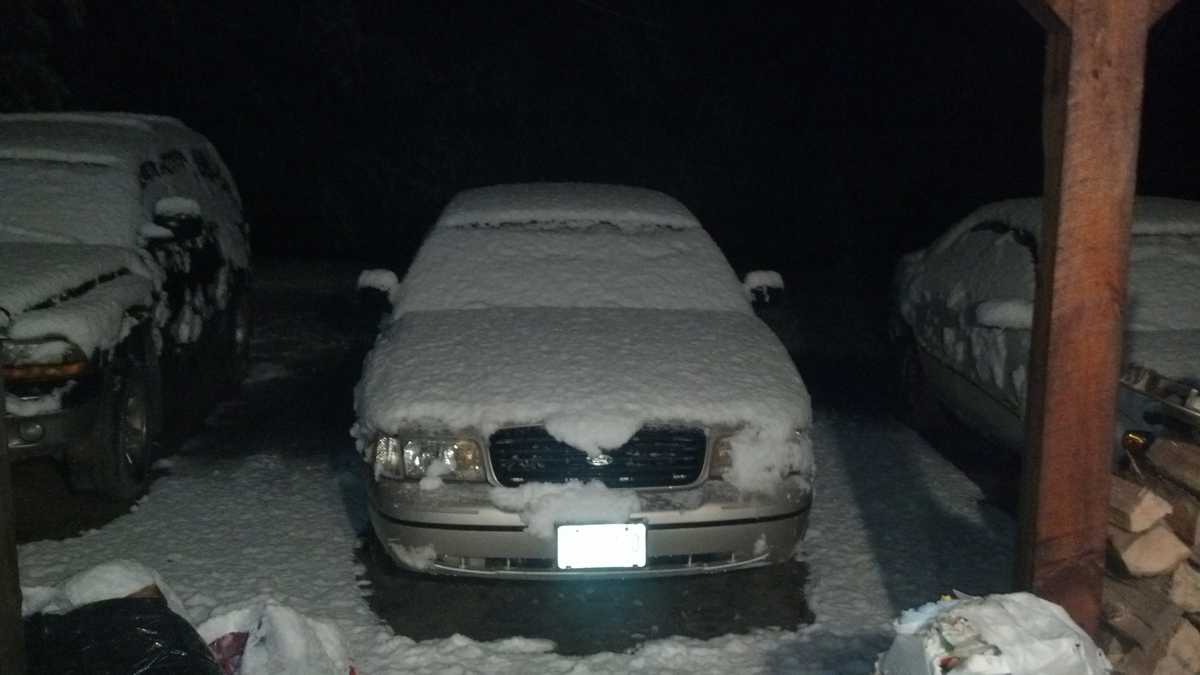 Memorial Day weekend snowfall in NH