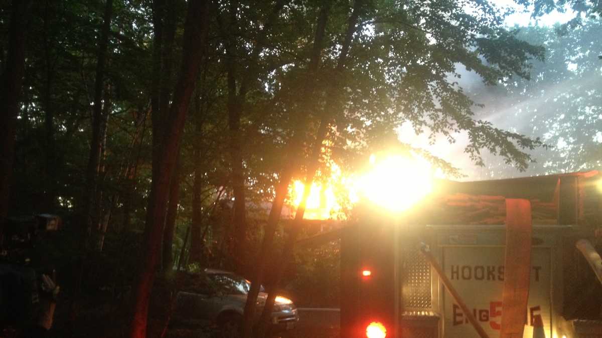 Images Fire at home in Hooksett