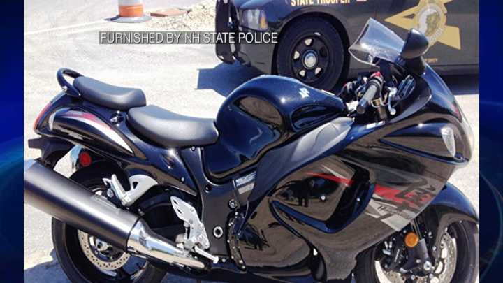 A motorcycle was clocked going 152 mph on Interstate 93