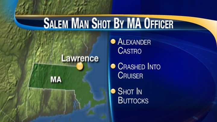 Salem Man Arrested After Crashing Into Mass Police Cruiser Suffers Gunshot Wound