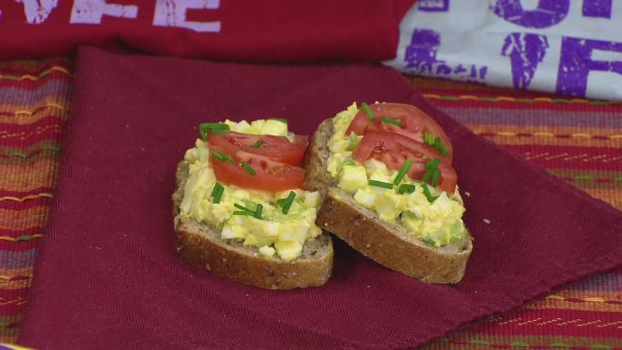 Mike Morin of WZID shows us how to prepare clean egg salad in today's Cook's Corner.