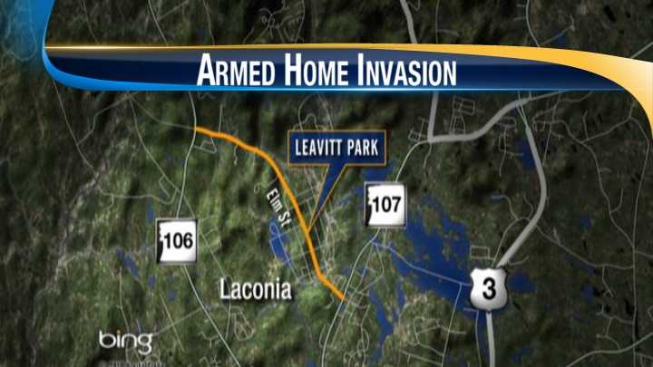 Two men at large after armed home invasion