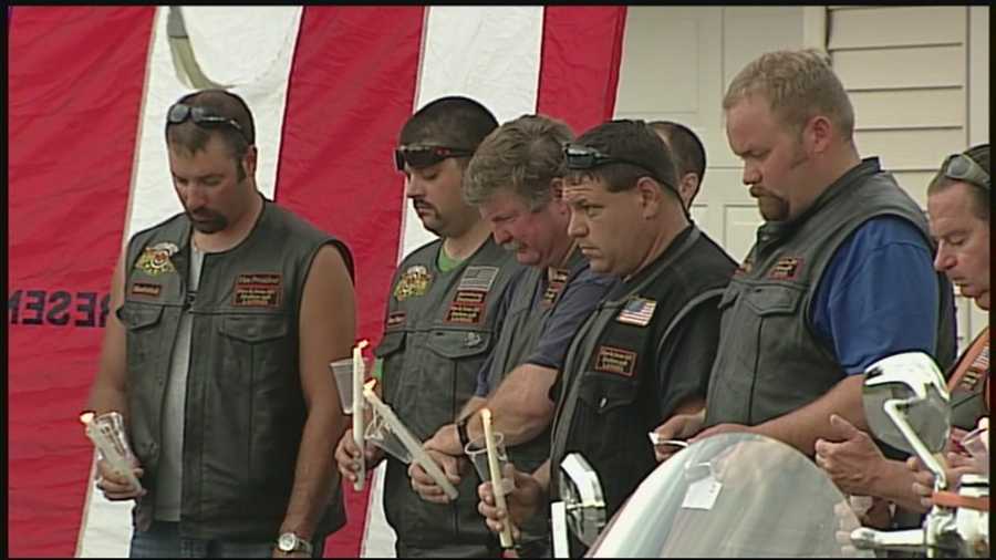 Firefighters in Laconia held a vigil Sunday for Arizona's fallen firefighters.