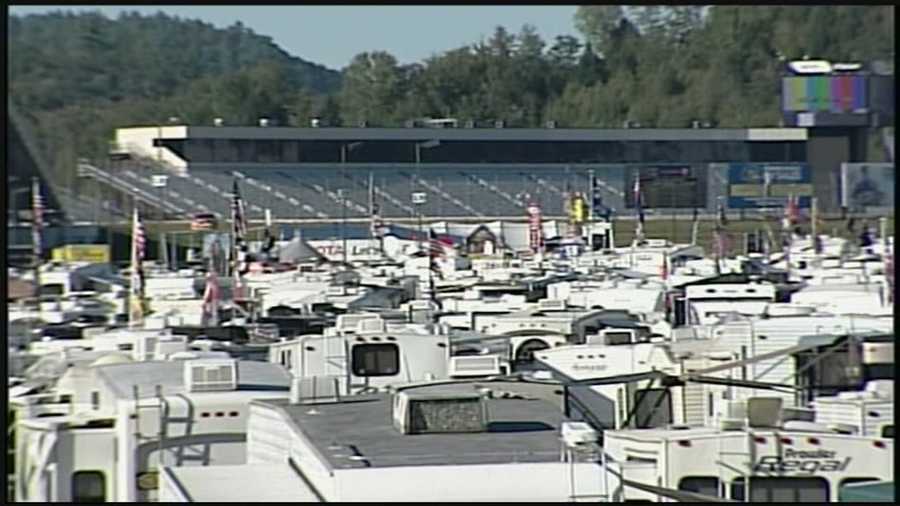 Thousands of people started to arrive for the Sylvania 300 NASCAR Sprint Cup Series Thursday.