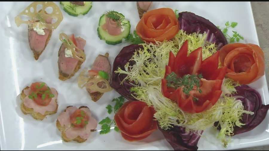 Learn how to make holiday hors d'oeuvres with a chef from The Quill Restaurant on Saturday's cook's corner.