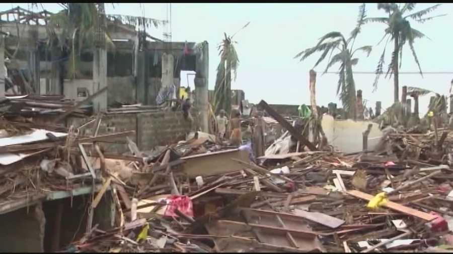 Several local groups are working out plans to help in the Philippines.