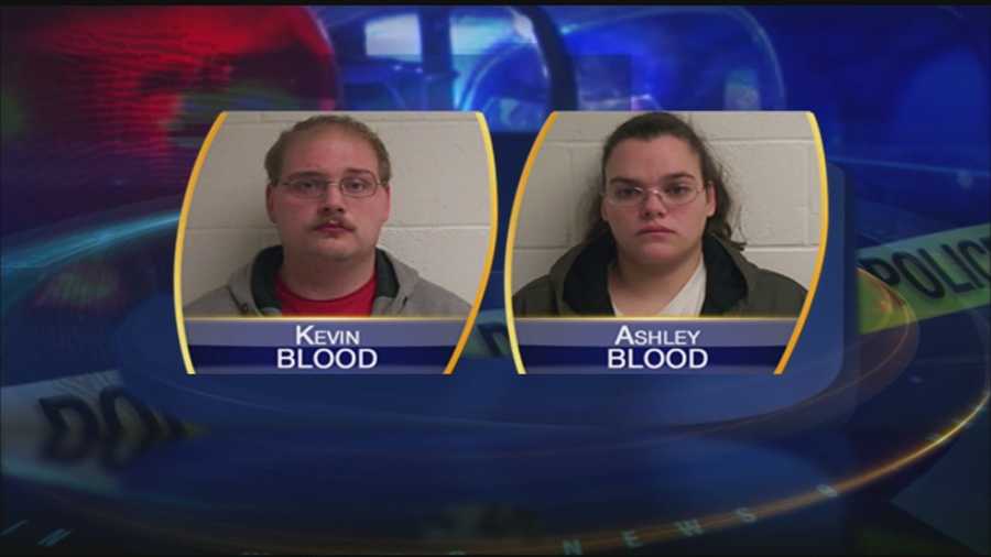 Police say Kevin and Ashley Blood sexually abused 2 children and photographed it.