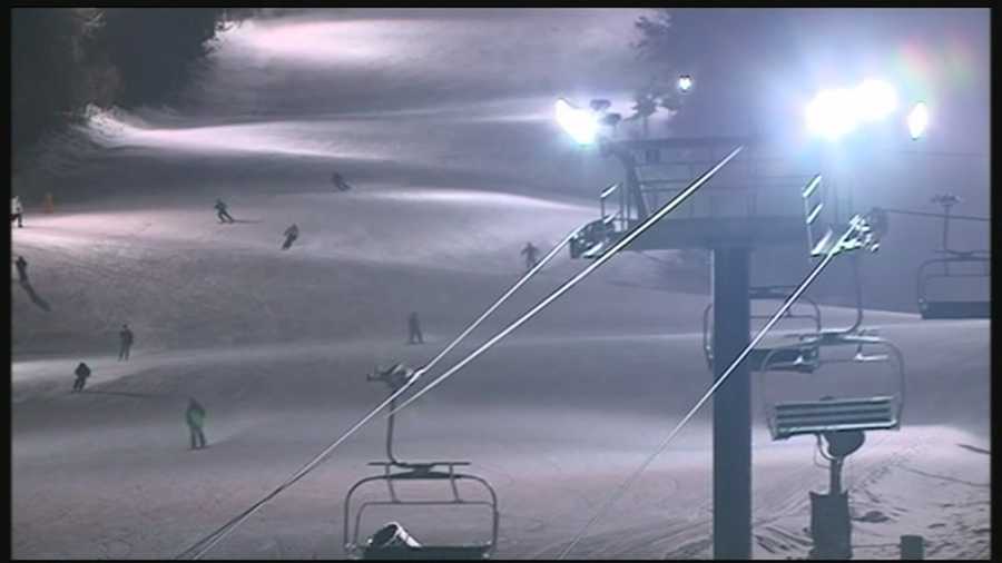An investigation is underway at Crotched Mountain ski area in Bennington after a woman and a child fell 40 feet from a chairlift.